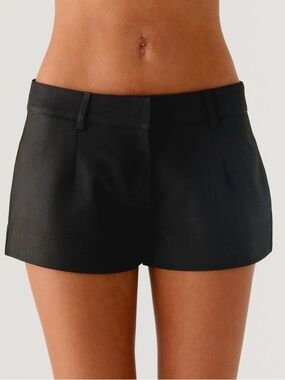 Peppermayo Oslo Mini Shorts - Black size 4